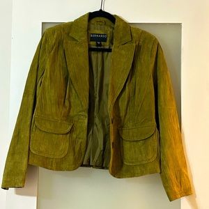 Bernardo Suede Leather Jacket